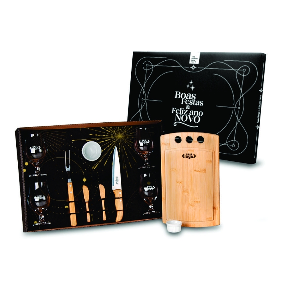 Kit Churrasco, Petisco, Cerveja E Tábua Personalizado