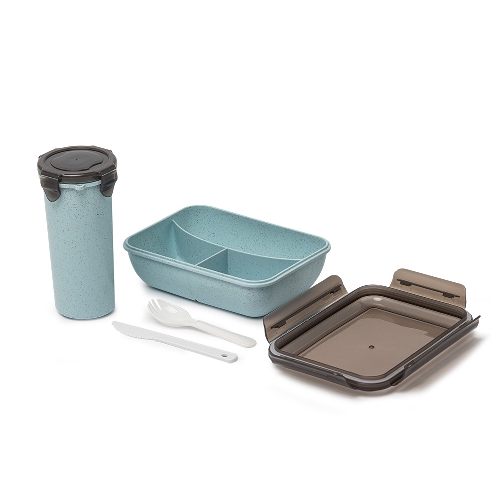 Kit Copo e Marmita Fibra de Bambu Personalizada-08029