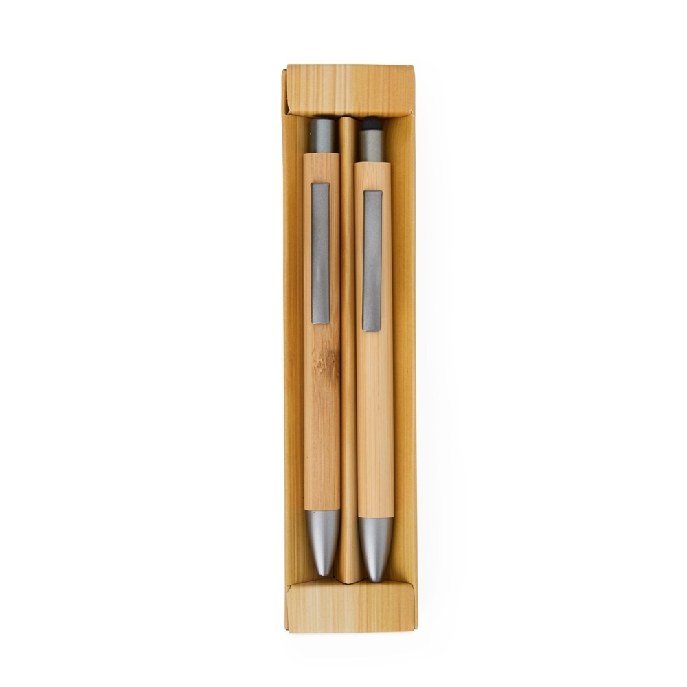 Kit Ecológico Caneta e Lapiseira Bambu-08251