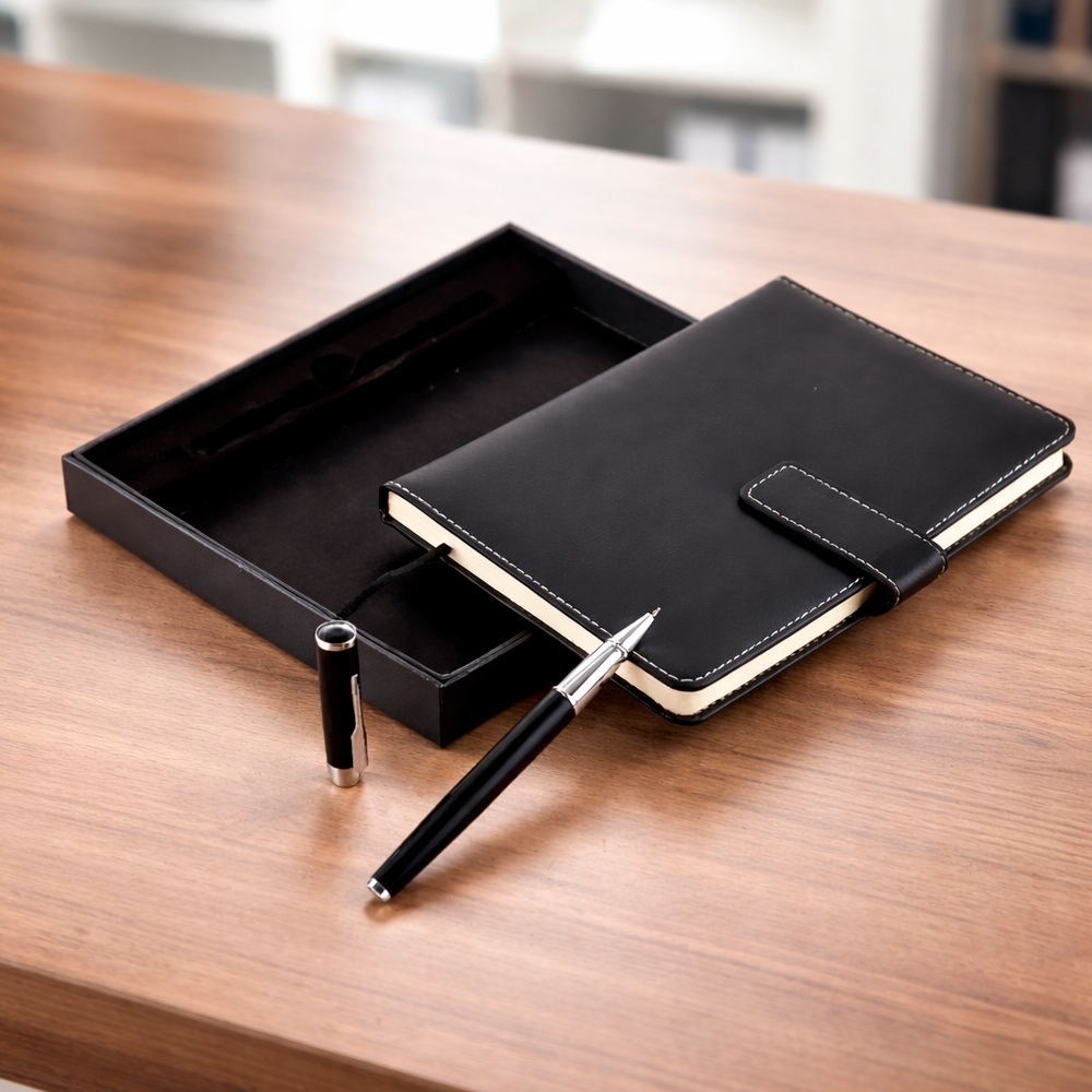 Kit Executivo Personalizado com Caderneta e Caneta