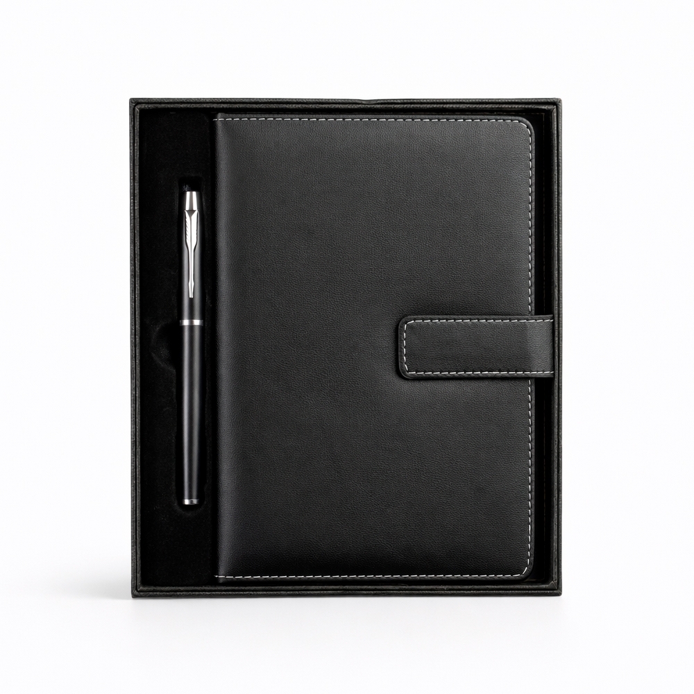 Kit Executivo Personalizado com Caderneta e Caneta
