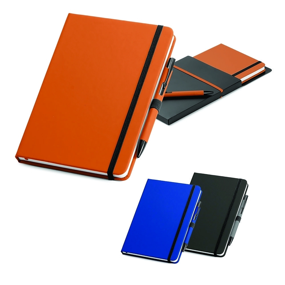 Kit de caderno e esferográfica Personalizado