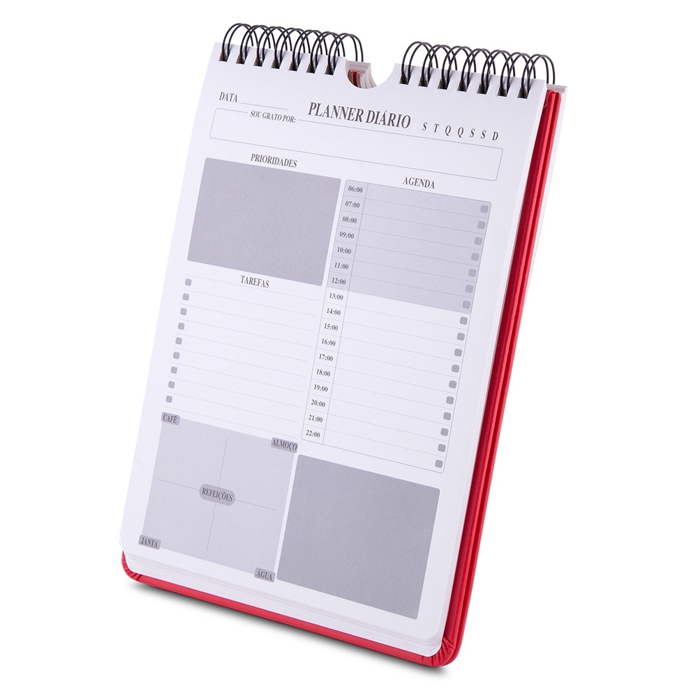 Planner Diário Personalizado em PU