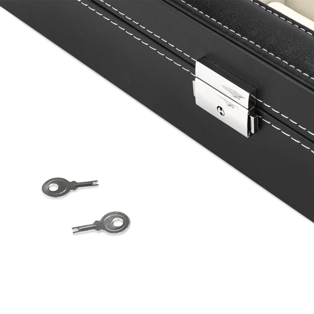 Porta-Relógios Personalizado com 24 Divisórias e Visor de Vidro