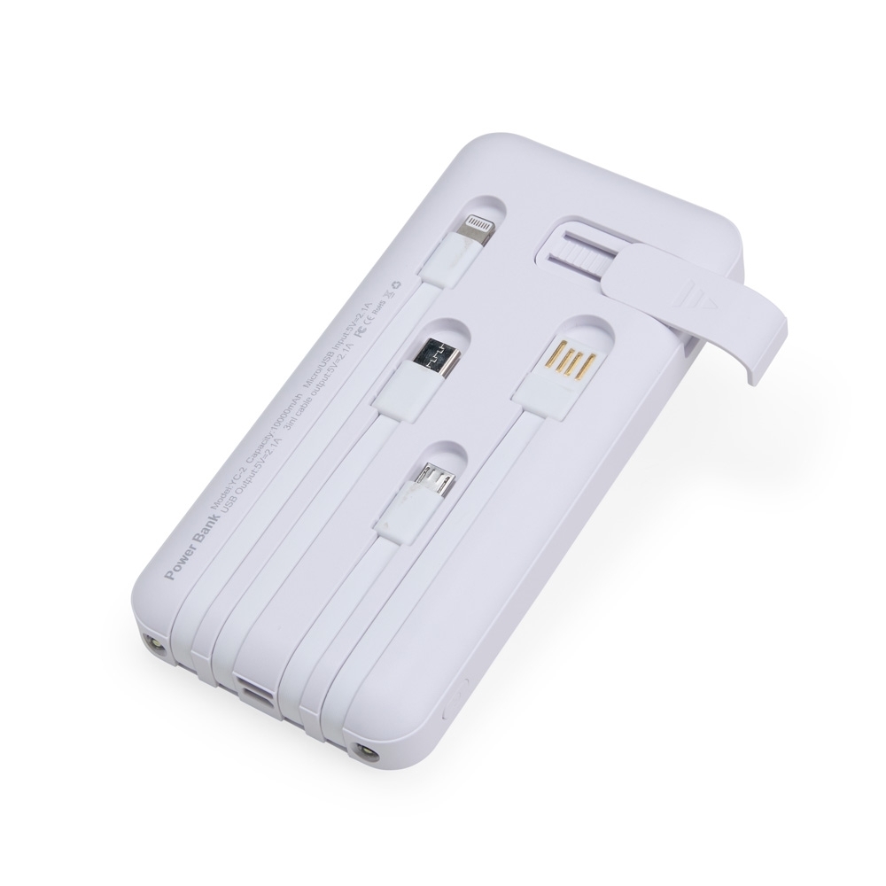 Power Bank Personalizado 10.000mAh com Lanterna 