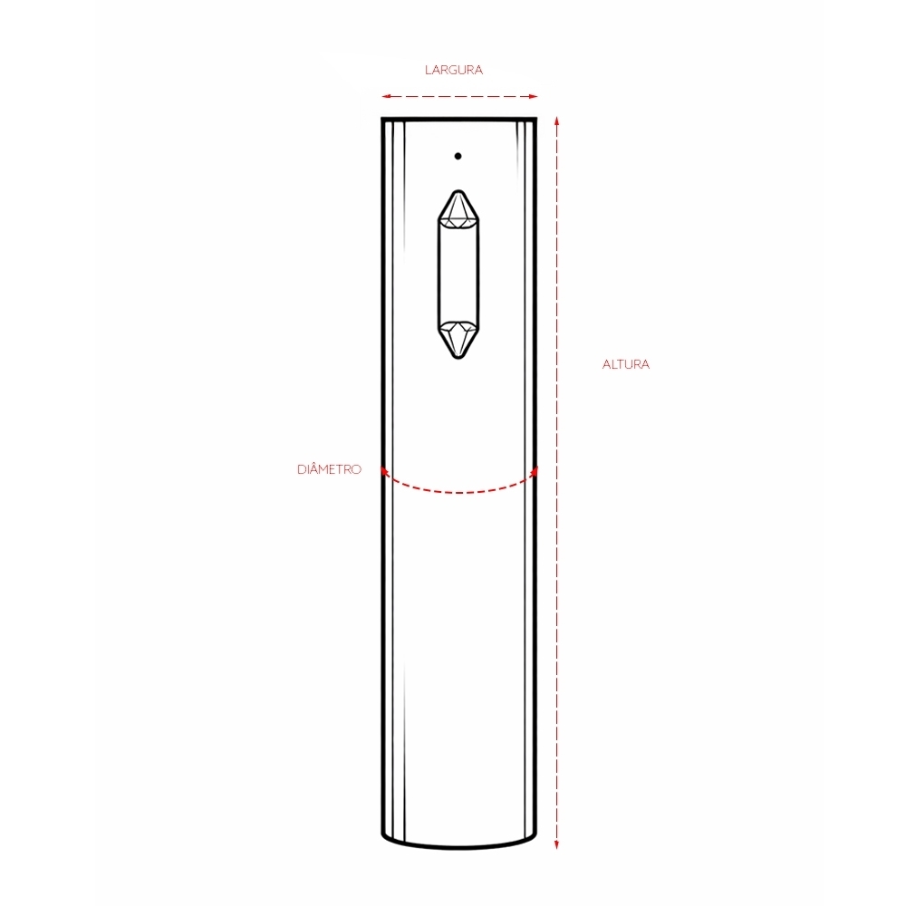 Saca-Rolhas Recarregável Personalizado