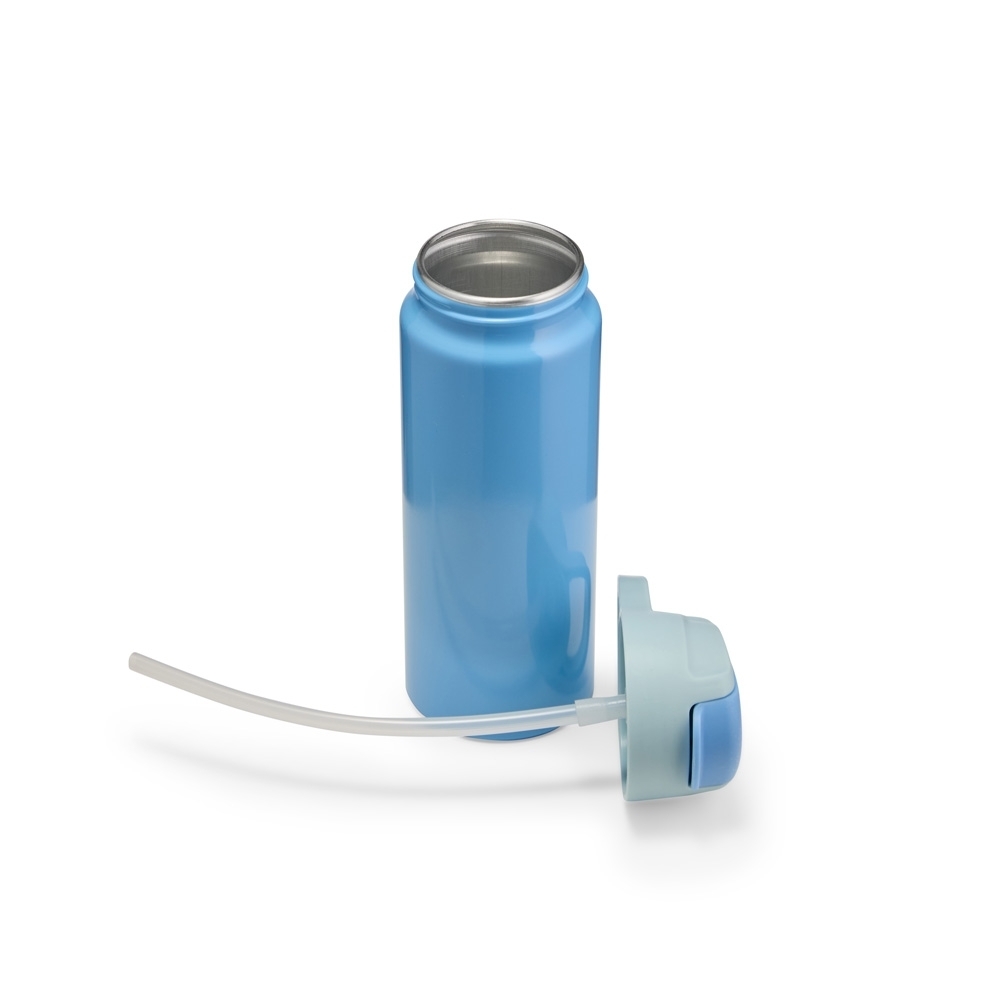 Squeeze de Alumínio 600ml com Tampa Higiênica