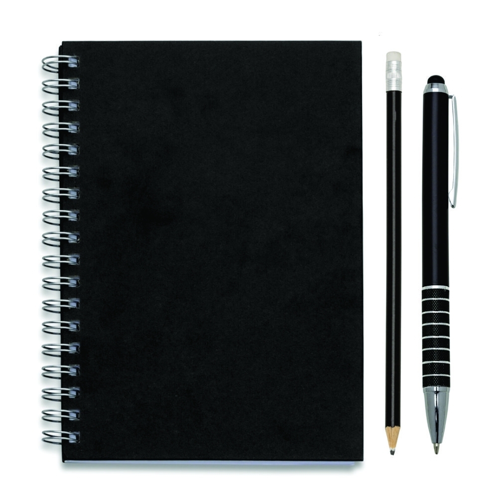 kit caderno, caneta e lápis Personalizado-1210kit